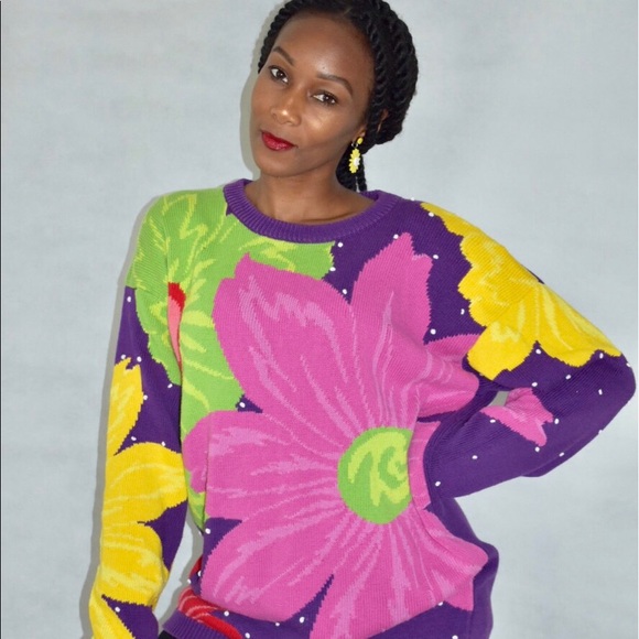 Sweaters - Vintage 1980’s Miss Daisy Sweater